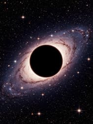 картинка черной дыры в космосе