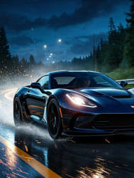 машина едет