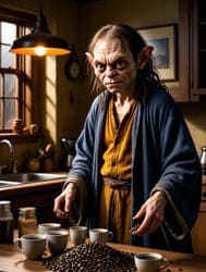 Голлум из фильма Властелин колец