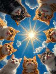 котят смотрят