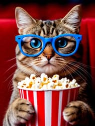 кот в кинотеатре