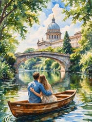 пара акварель