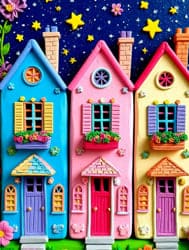 Пластилиновые дома