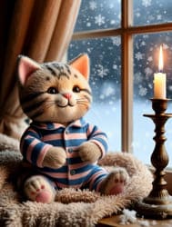 Кот игрушка