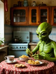 Инопланетянин на кухне