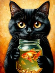 Кот и банка