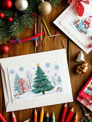 Открытка новый год