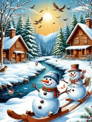 Два снеговика