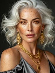 Девушка с веснушками