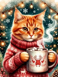 Кот и кружка