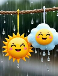 облако и солнце