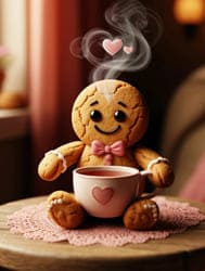 Человек печенье