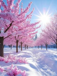 Деревья зимой