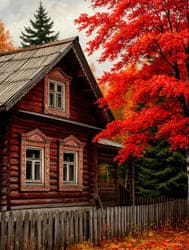 старинный дом деревня