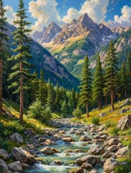 горный ландшафт