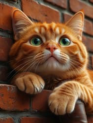 рыжий котик