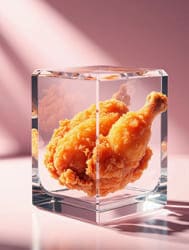 Курица во льду