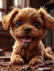 Шоколадный пес