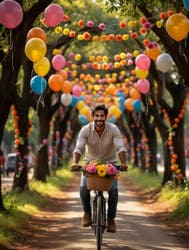 мужчина аллея