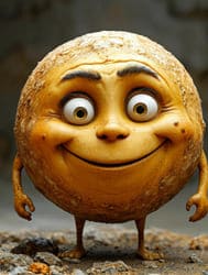 Картошка с глазами