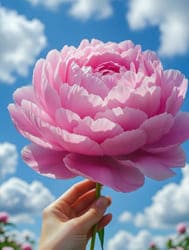 розовый цветок